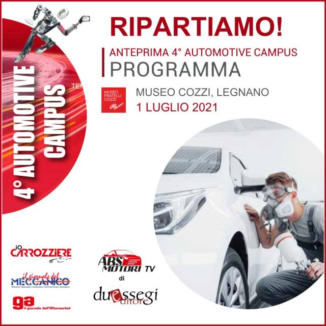 Ripartiamo! Anteprima 4° Automotive &#8211; Campus Museo Cozzi Legnano 1 Luglio 2021